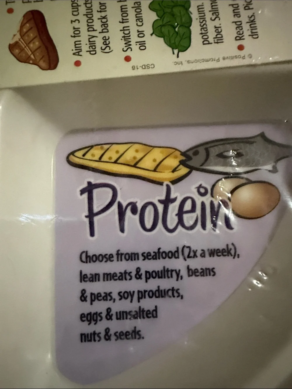 MyPlate Portion Control Meal Plate & Nutrition Guide